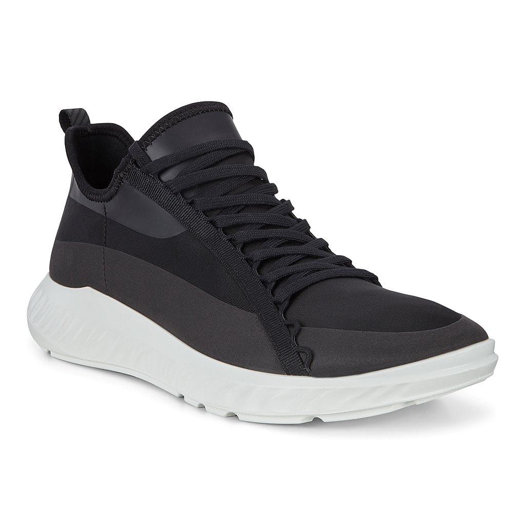 Ecco St.1 Lite Mens Sneakers In Black - India PMS-943528